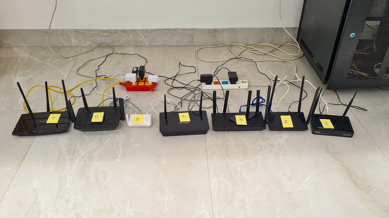 Connect all routers in the same network