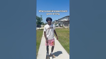 When a social experiment goes wrong 😂