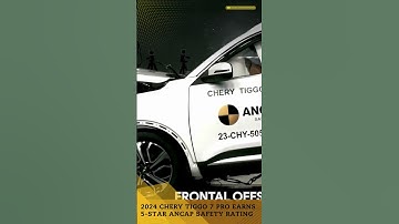 𝐒𝐀𝐅𝐄𝐓𝐘 𝐏𝐑𝐎 🦺 - Chery Tiggo 7 Pro earns a five-star #ANCAP #safety #rating 👌 #cherry #tiggo7pro