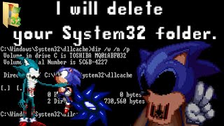 SONIC.EXE DELETED MY SYSTEM32 - SONIC.MFA