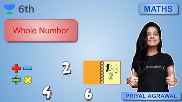 Whole Number | Mathematics | Unacademy | Class 6 | Priyal Agrawal
