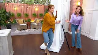 Sabre Adjustable Door Security Bar with Removable Alarm on QVC