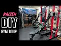 Kaizen diy gym tour 2024  basement home gym ideas