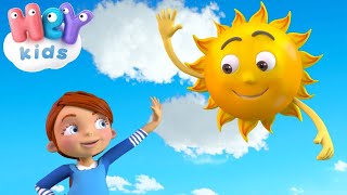 Video thumbnail of "Monsieur Soleil 🌞 Cantine bébé - HeyKids Français"