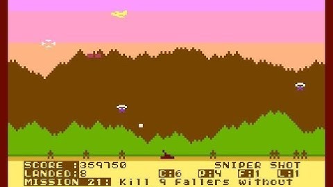 RAIN OF TERROR game for Atari 8-bit XL/XE computers - Abbuc software contest 2016