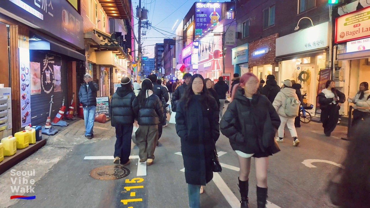 Seongsu Shopping Street in Winter ❄️ Seoul’s Trendiest Fashion & Beauty Hotspots [4K HDR]