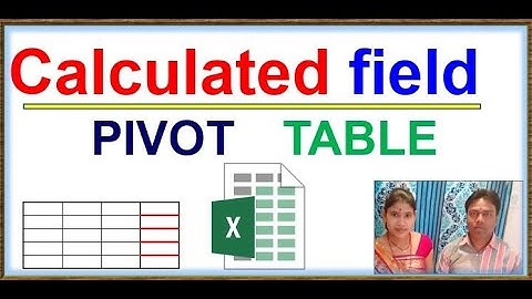 calculated field in pivot table | insert calculated field pivot table | Pivot table | excel