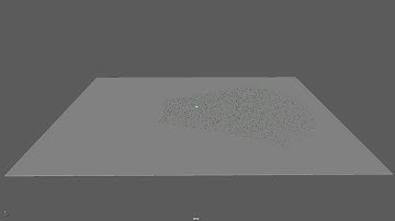 Autodesk Maya - Bifrost instancing of grass and camera based culling