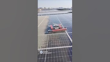 auto clean solar plate report Technology#solarsystem #robot #clean