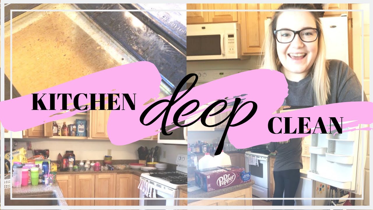 KITCHEN DEEP CLEAN | CLEAN WITH ME 2019 | STAY AT HOME MOM | CLEANING