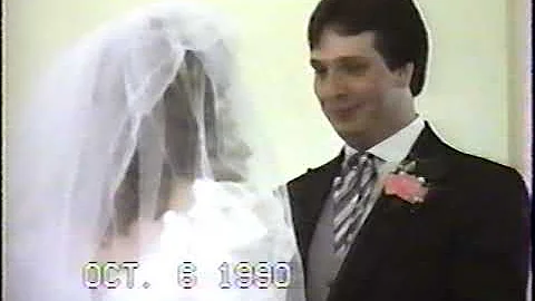 Sandy and Jerry's Wedding 10.06.1990 (part 1)
