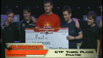 Quakecon 2009 - Fnatic on stage - Pricecermony CTF