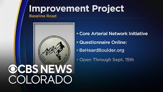 Public input sought on Baseline Road projects in Boulder