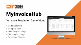 MyInvoiceHub: MyCarrier's Variance Resolution Walkthrough