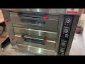 Gas two deck baking oven  4 tray  arise equipments india