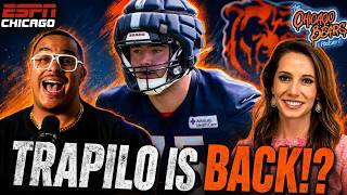 Bears Get SURPRISE Boost at LT as Ozzy Trapilo Returns | w/ Courtney Cronin