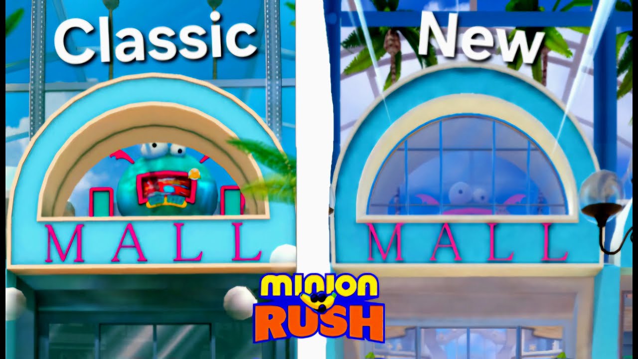 Uncovering the changes of The Mall in Minion Rush