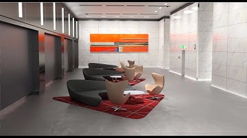 Lobby Scene Real-Time Rendering Demonstration using RealityServer