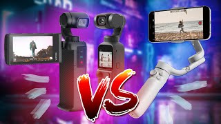 ОБЗОР и СРАВНЕНИЕ MOZA MOIN CAMERA vs DJI OSMO Pocket vs DJI OSMO Mobile 5