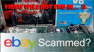 Scale Model Ebay Mystery Box unboxing & Revell Visible V8 Engine  [494 Garage S1 Ep5]