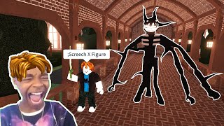 Doors roblox Screech  Рисунки, Фандом, Мемы