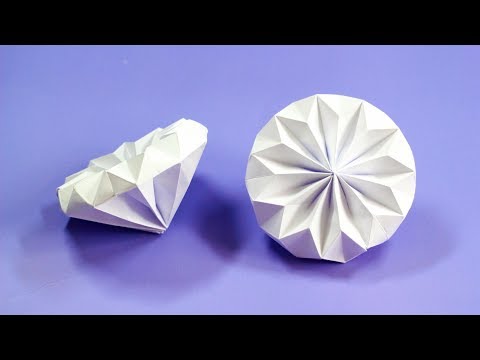 다이아몬드접기 , 다이아몬드 종이접기 , origami diamond