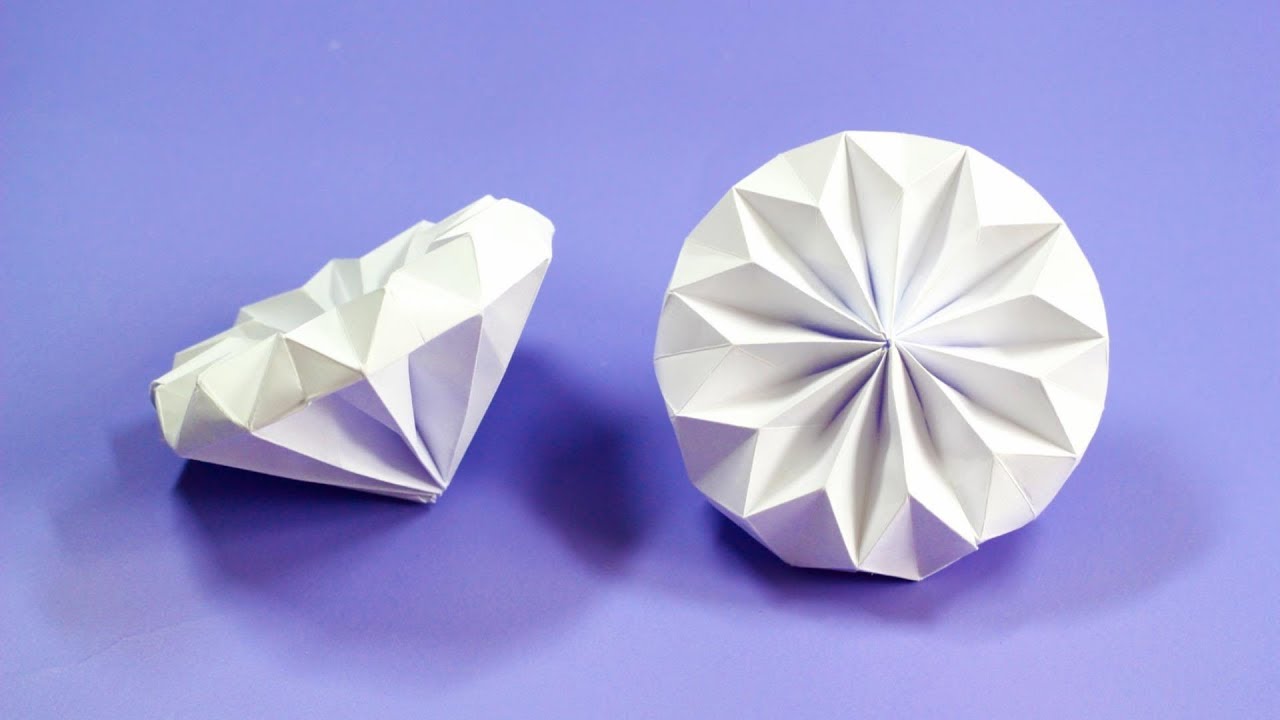 다이아몬드 접기 origami diamond (SWEET PAPER)