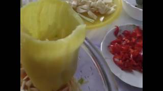 Перец фаршированный с капустой на зиму.. Перец фаршированный с капустой на зиму..