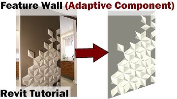 Revit Tutorial - Feature Wall Design (Adaptive Component)