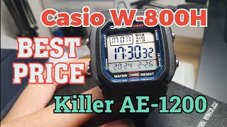 Quick unboxing Casio W800H1AVDF (w800h) The backpacking watch is not broken.