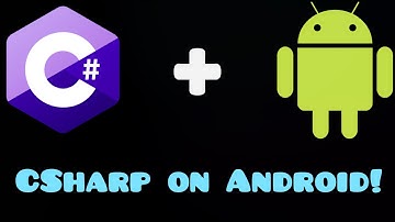 Writing C# code on an Android Phone!