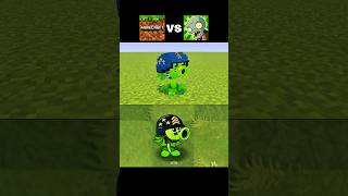 PvZ in Minecraft 4 #minecraft #pvz #funny #shorts