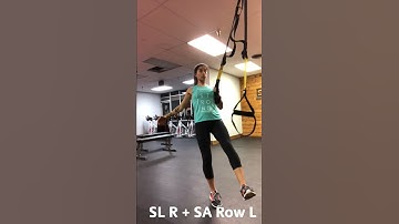 TRX | UPPERBODY/CORE | Single Leg + Single Arm Row