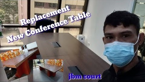 Installation and replace new conference table | jbm court