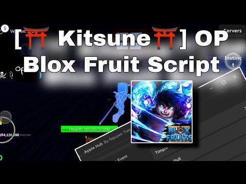 ⛩️ KITSUNE ⛩️] Blox Fruits  fruit APPLE HUB KEY — Roblox Scripts