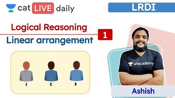 CAT: Linear Arrangements – L1 | Logical Reasoning | Unacademy CAT | Ashish Sir