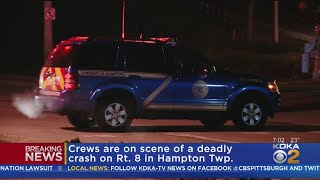 One Killed In Crash On Route 8