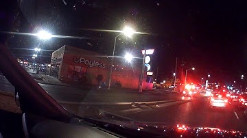 AMR Ambulance Responding Code 3 at Night Las Vegas, NV