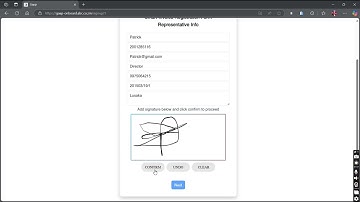 Customer Signup Process