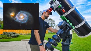 Using a REFLECTOR TELESCOPE for Galaxy Photography!