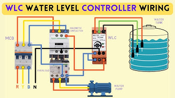 WLC water level controller wiring || water level controller installation 3 phase