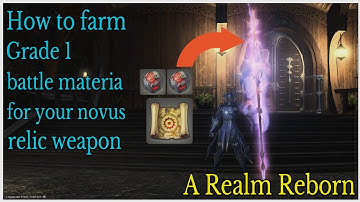 How to farm grade 1 battle materia for your novus relic weapon