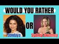 Would you rather  female celebrity edition