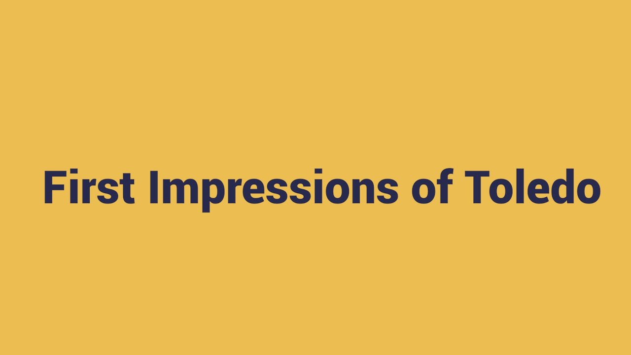Chuck Ealey - First Impressions of Toledo