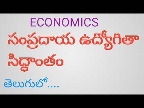 classical theory of employment income and employment in telugu || సంప్రదాయ ఉద్యోగితా సిద్ధాంతం.