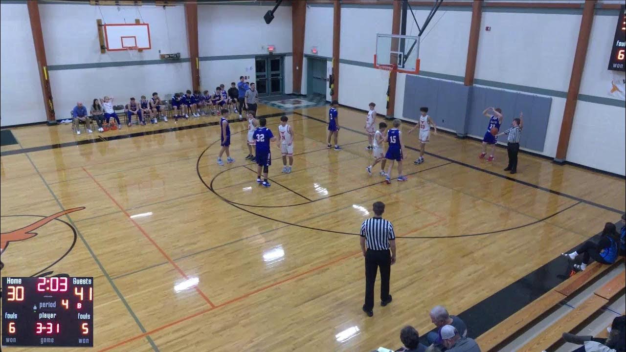 High School vs Hugoton High School Boys' Varsity Basketball