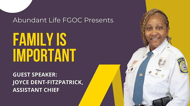 Family Is Important - Guest Speaker Assistant Chie...