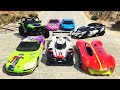 GTA 5 ✪ Stealing Luxury Cars with Franklin ✪ (Real Life Cars #20)