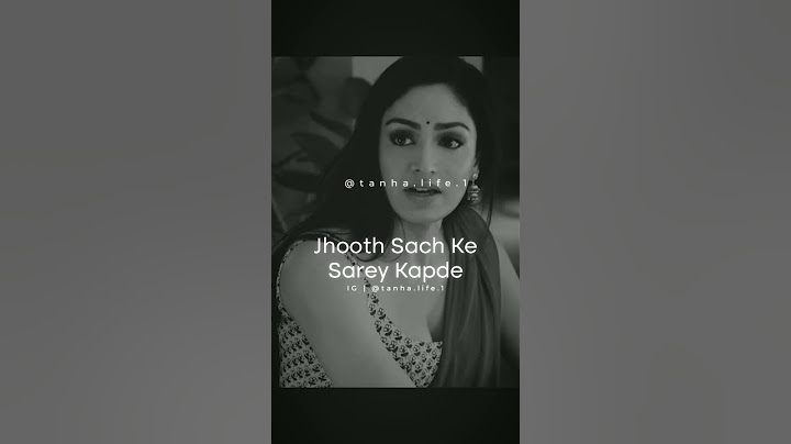 Sach Aur Jhoot 😥💔 | True Lines | True Words | Sad Status |