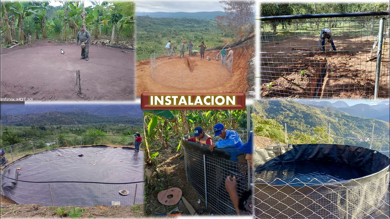 PASOS PARA LA INSTALACIÓN DE UN TANQUE AUSTRALIANO DE GEOMEMBRANA